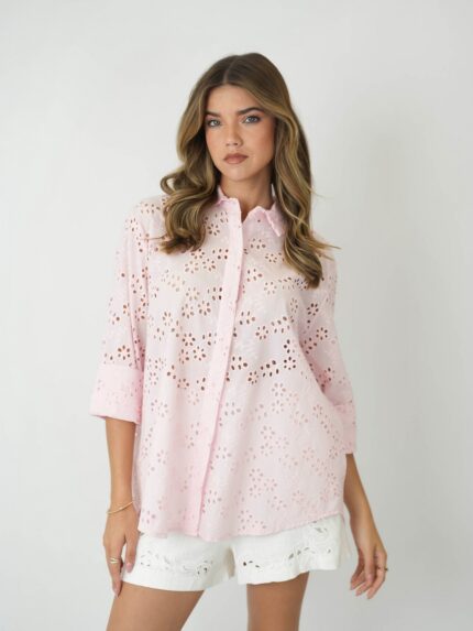 Blusa de bordado Inglês