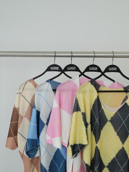 Malha Leve com Padrão de Losangos