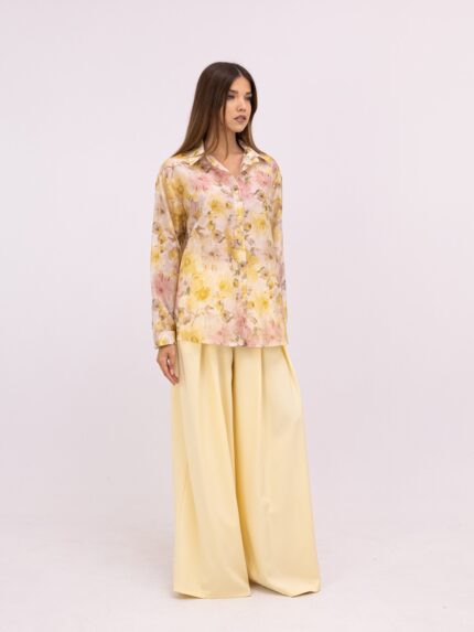 Camisa Fluida "Jardim de Verão" – Leveza e Cor