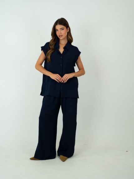 Blusa Fluida Texturizada